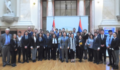 23 February 2018 The members of PFG with Israel and the Israeli high-school students